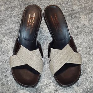 Donald J Pliner Toya Kogi Expresso Slide Heels